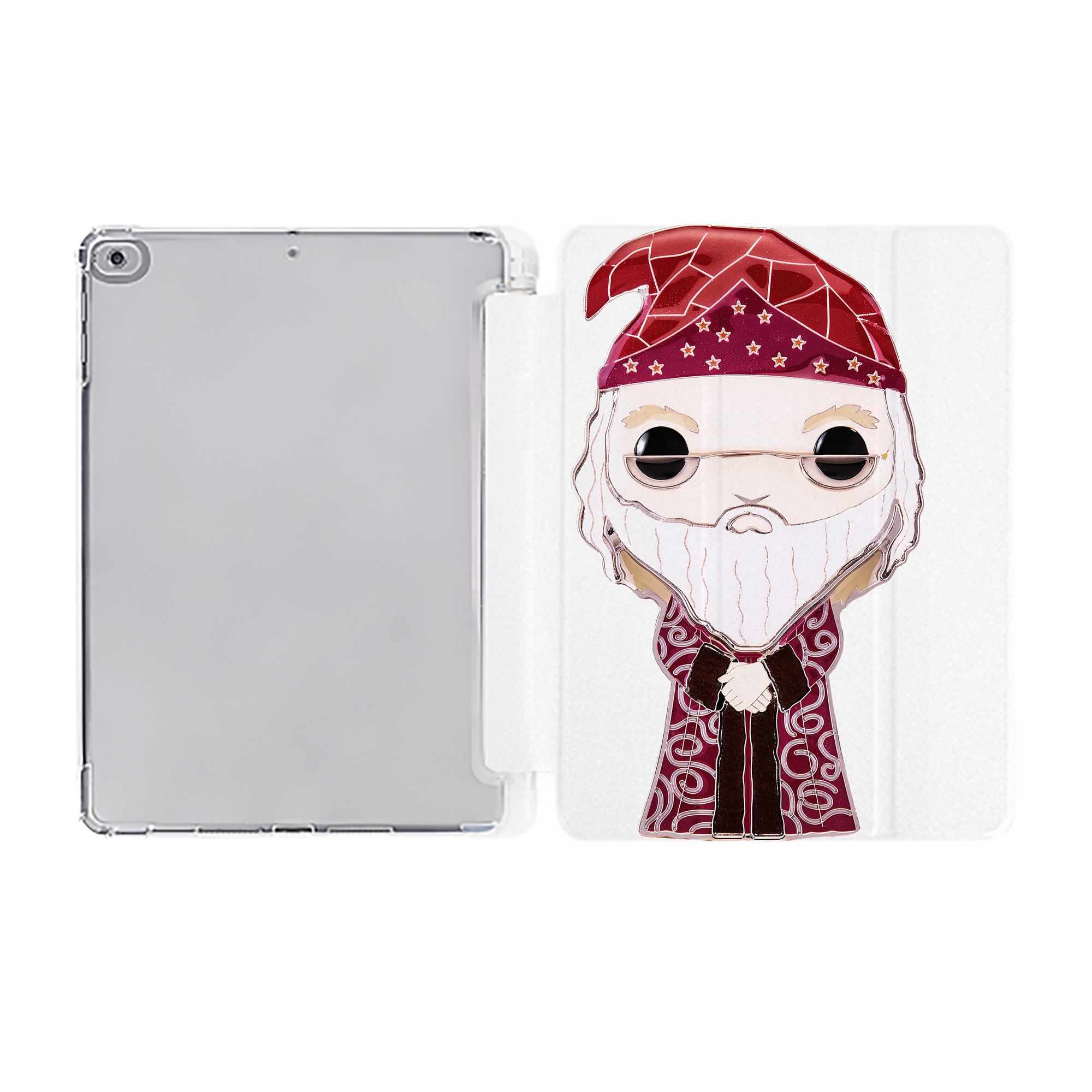 （画像用） Harry Potter ハリー・ポッターシリーズ IPad ケース ペン収納付き 三つ折りスタンド PUレザー×シリコン 対応機種9.5/10.5/10.9インチ